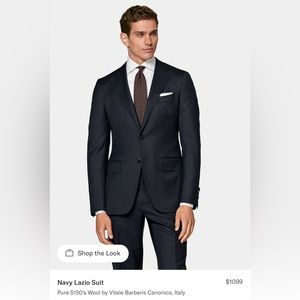 Suit Supply - blue lazio suit - la spalla